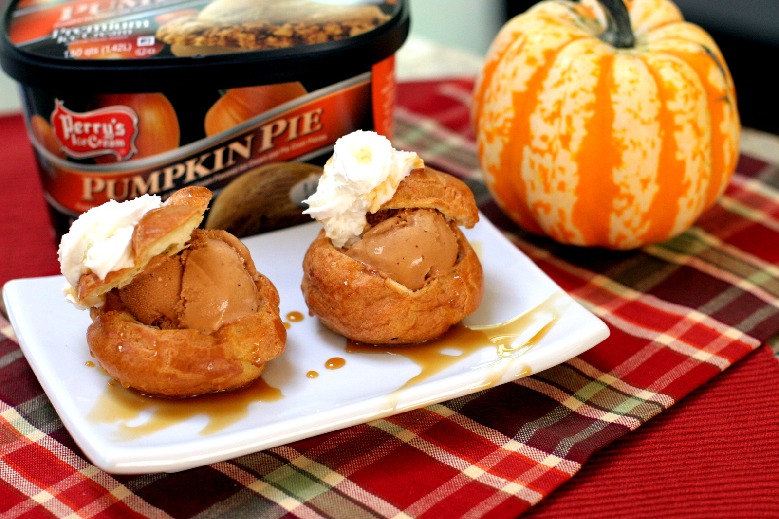 Perry's Ice Cream Pumpkin Puffs Perry's Ice Cream Pumpkin Puffs