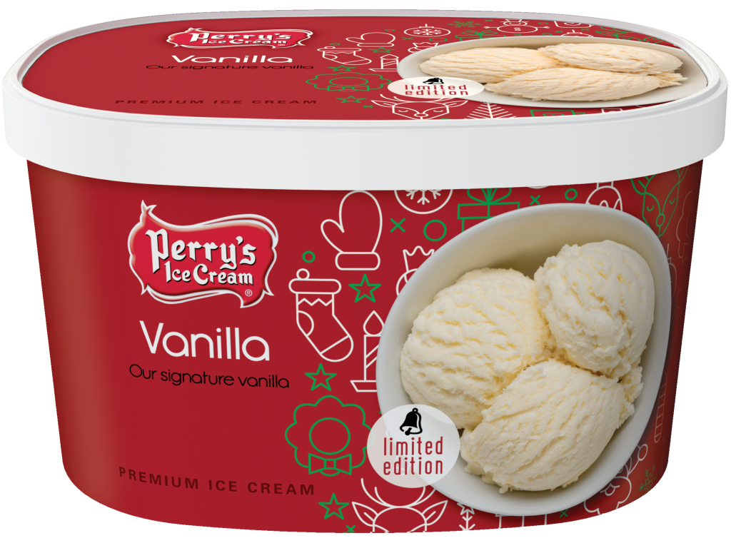 Holiday Vanilla ice cream