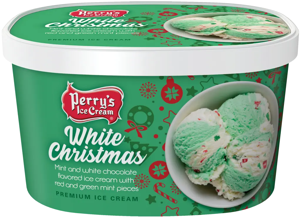 White Christmas ice cream