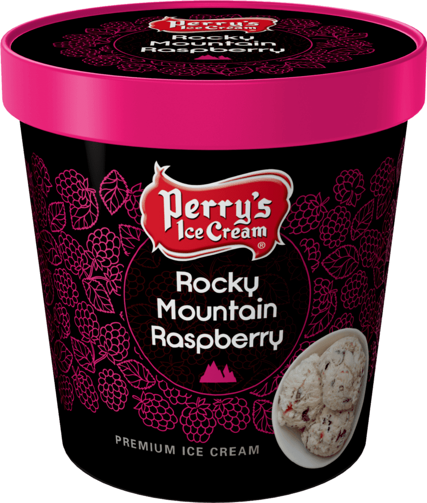 rocky mountain raspberry ice cream pint