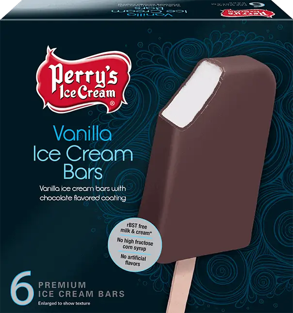 vanilla ice cream bars novelties