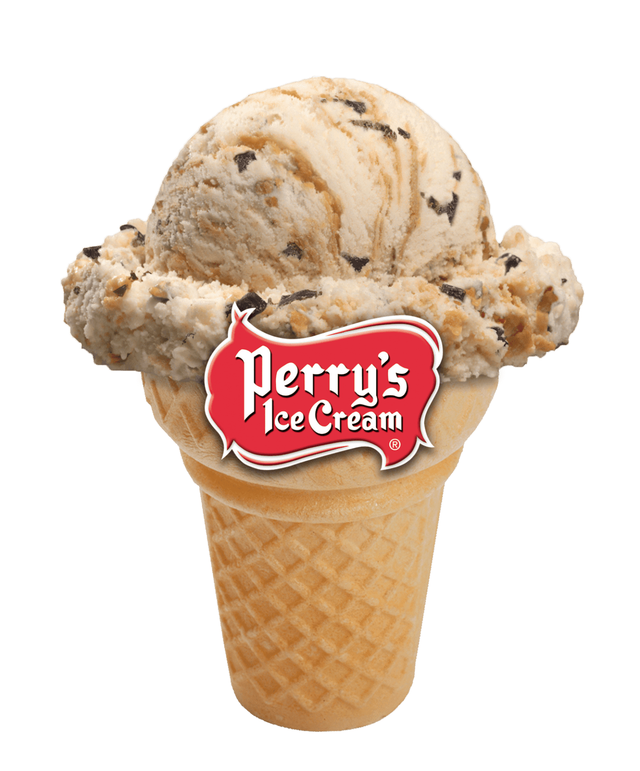 peanut butter smores ice cream cone Perry's Ice Cream