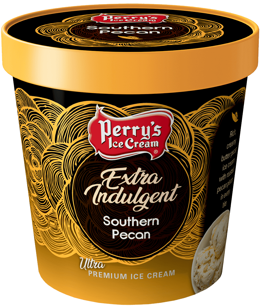 Southern Pecan Ice Cream - Perry's Ice Cream Pints