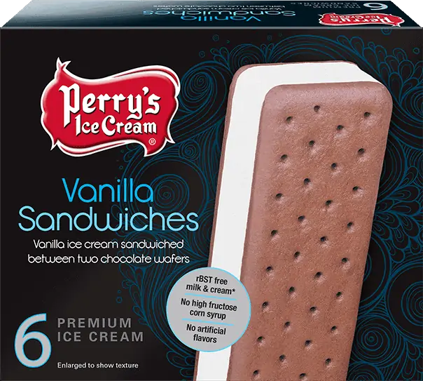 vanilla ice cream sandwiches