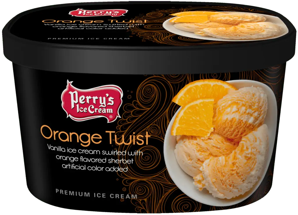 Orange Twist ice cream