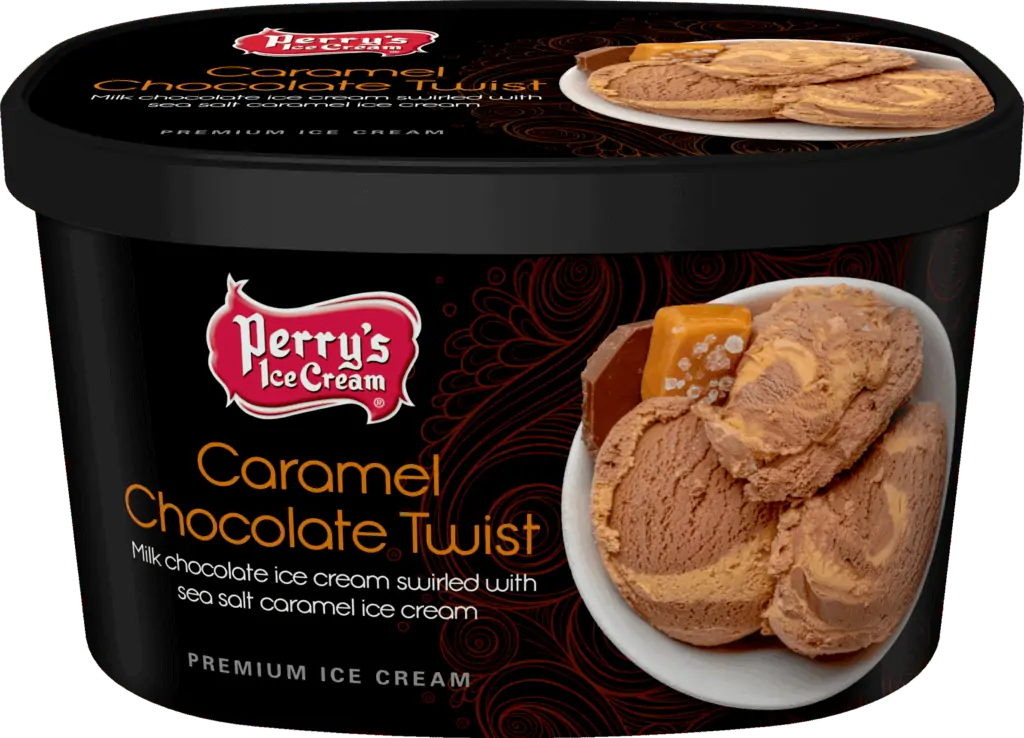 caramel chocolate twist ice cream
