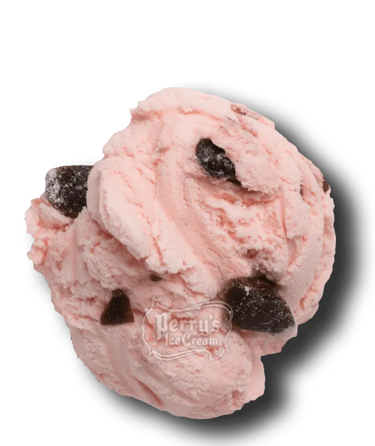 black cherry ice cream scoop