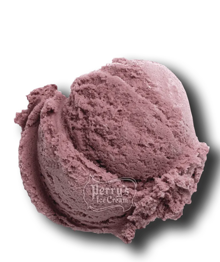 black raspberry ice cream scoop