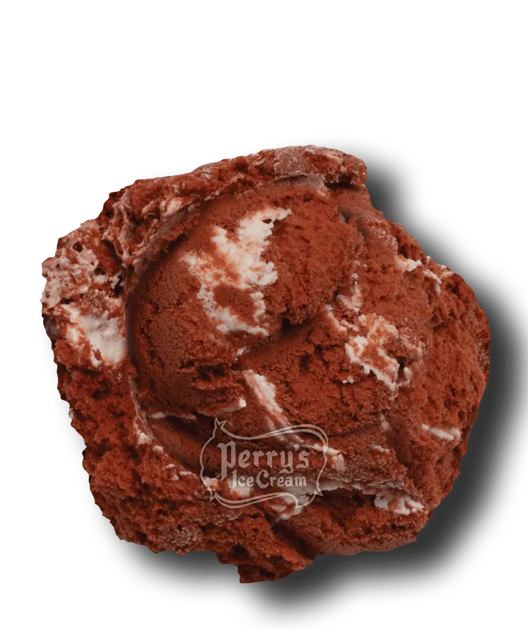 red velvet ice cream scoop