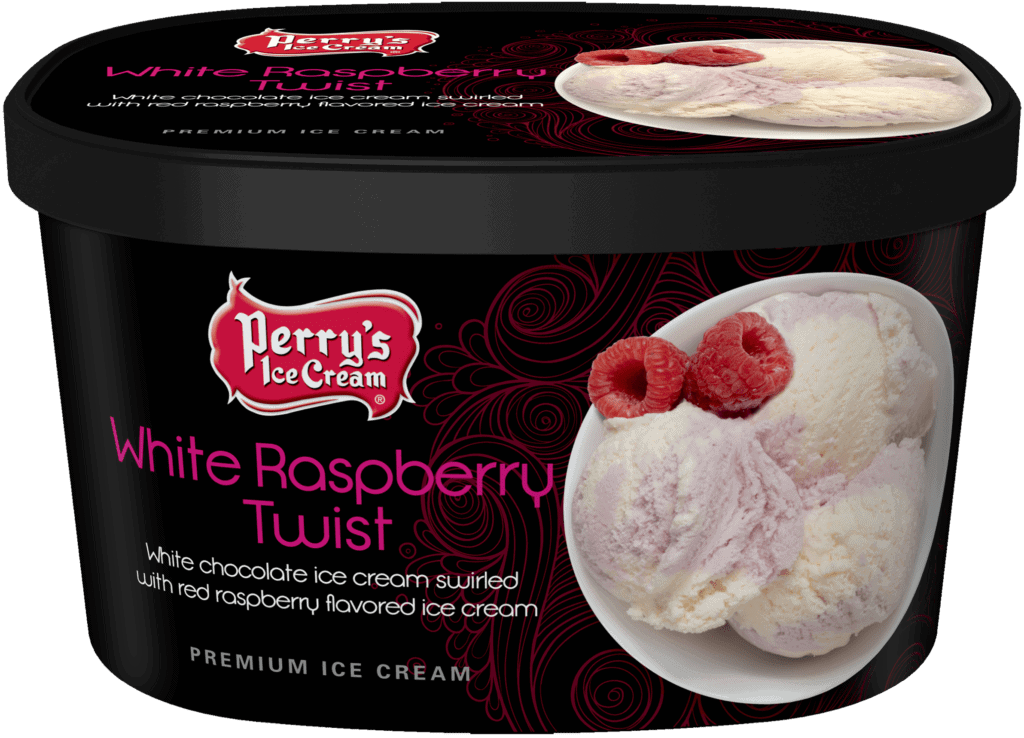 White Raspberry Twist ice cream