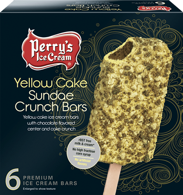 yellow cake sundae crunch bars