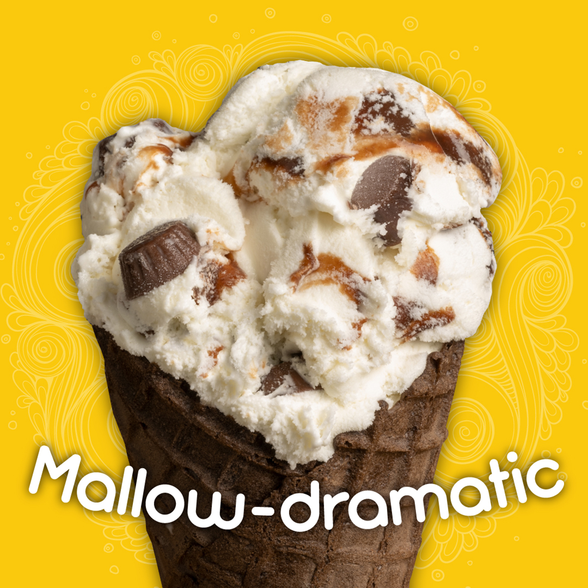 Mallow-dramatic ice cream