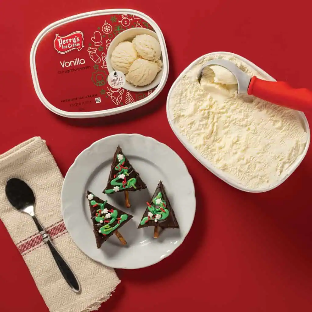 Holiday Vanilla ice cream