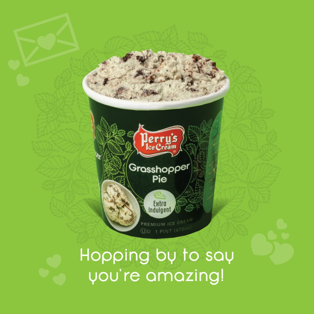 Grasshopper Pie Valentine's Day Card