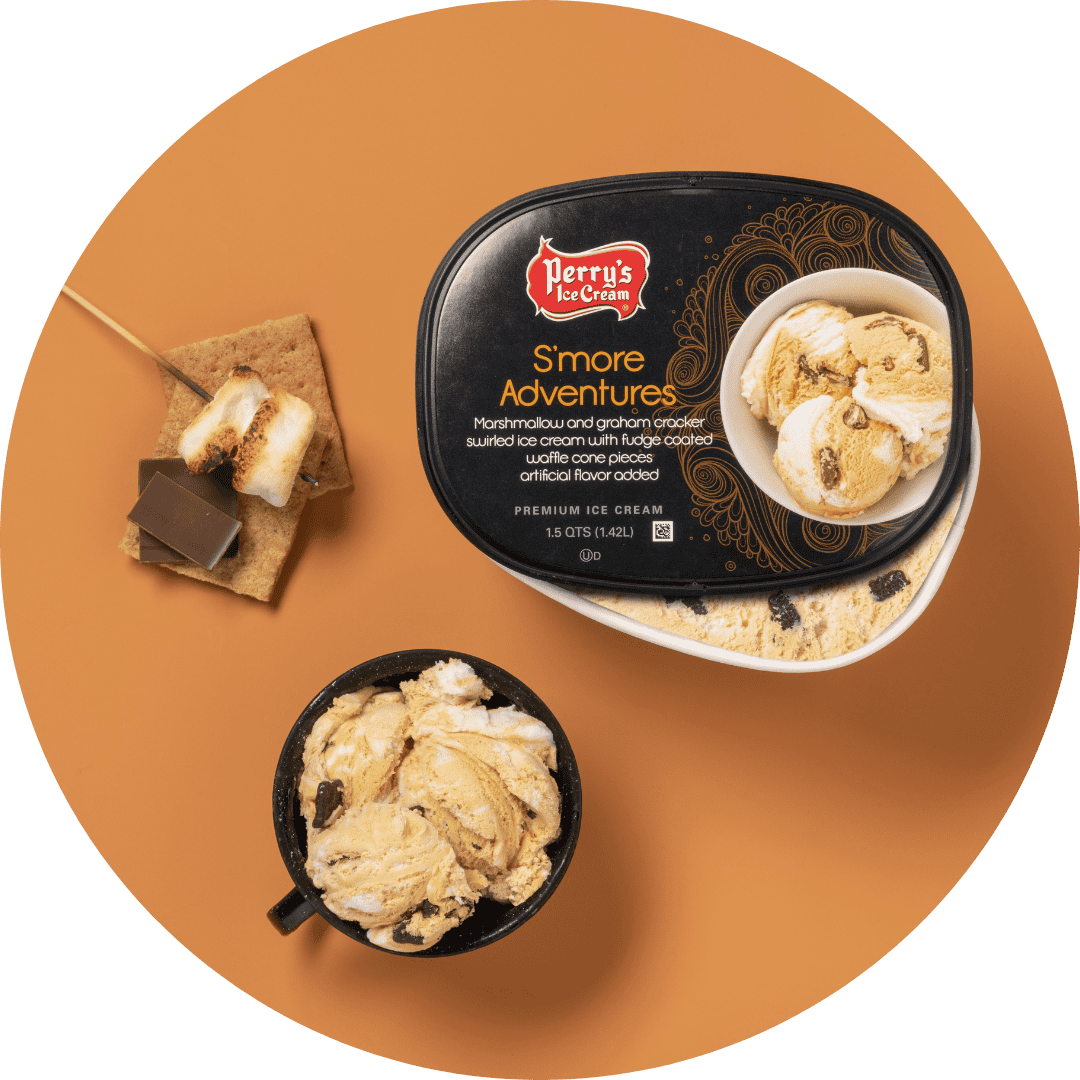 S'more Adventures Ice Cream - Perry's Ice Cream
