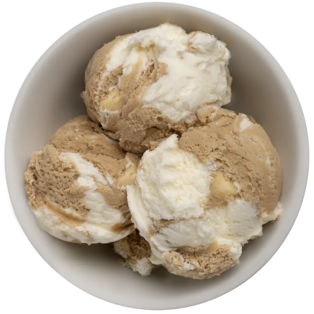 Bowl of Perry's Iced Gingerbread Ice Cream